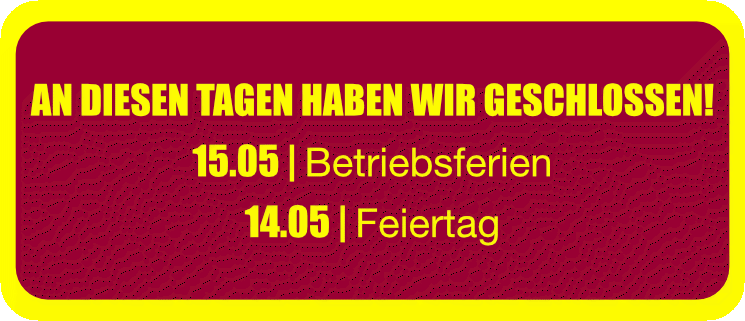 Betriebsferien & Feiertag -Bild